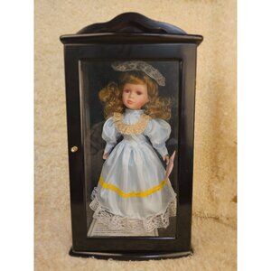 Vintage Porcelain Doll in Case, Diana, Ashley Belle Collection